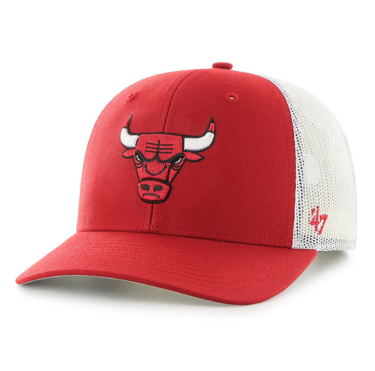 Chicago Bulls '47 Brand Red Trucker Adjustable Hat
