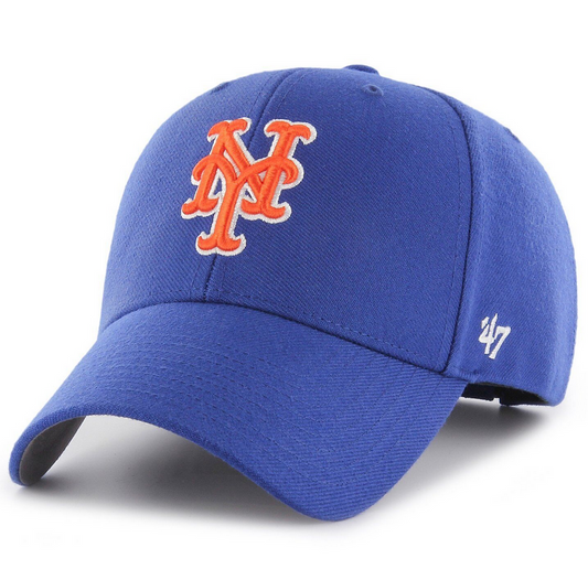 New York Mets '47 Brand Blue MVP Adjustable Strapback Hat