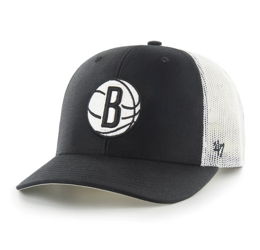 Brooklyn Nets '47 Brand Black Trucker Adjustable Hat