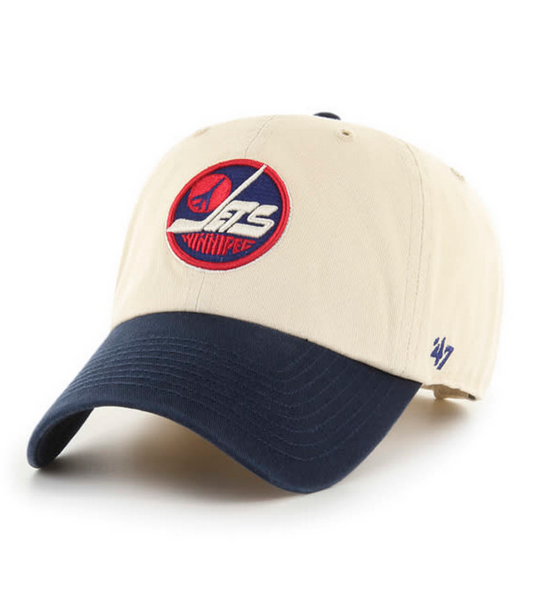 Winnipeg Jets '47 Brand Two Tone Vintage Clean Up Adjustable Dad Hat