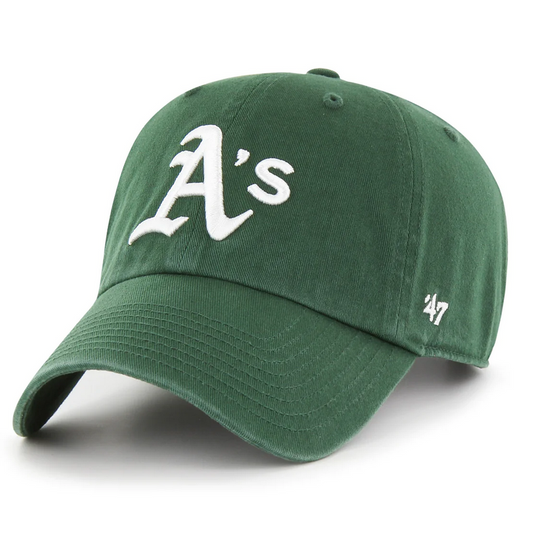 Oakland Athletics '47 Brand Green Clean Up Adjustable Dad Hat