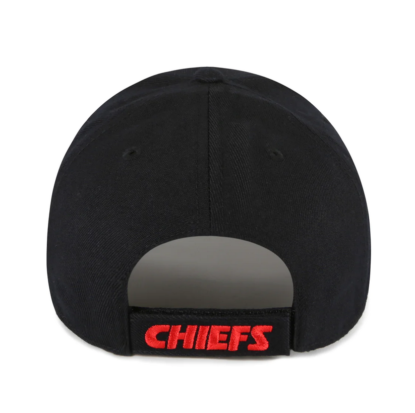 Kansas City Chiefs '47 Brand Black Adjustable MVP Hat