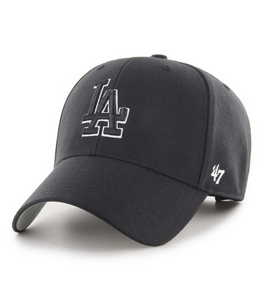 Los Angeles Dodgers '47 Brand Black MVP Adjustable Hat