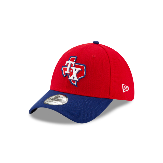 Texas Rangers 3930 Texas Rangers New Era Red Team Classic 39Thirty Flex Fit Hat – Captain ...