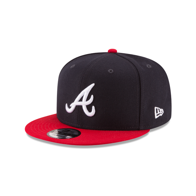 Atlanta Braves New Era Navy Blue 9Fifty MLB Snapback Adjustable Hat