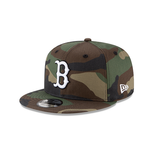 Boston Red Sox New Era Camo 9Fifty MLB Snapback Adjustable Hat