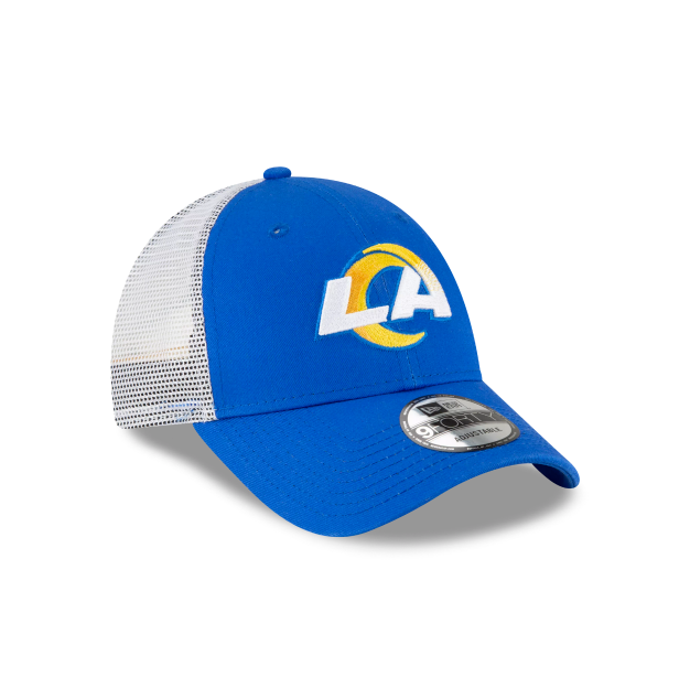 Los Angeles Rams New Era Blue 9Forty Adjustable Trucker 940 Hat