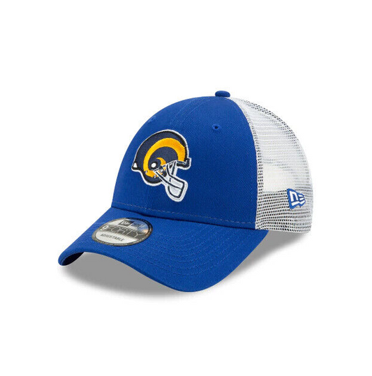 Los Angeles Rams New Era Blue 9Forty Adjustable Trucker 940 Hat