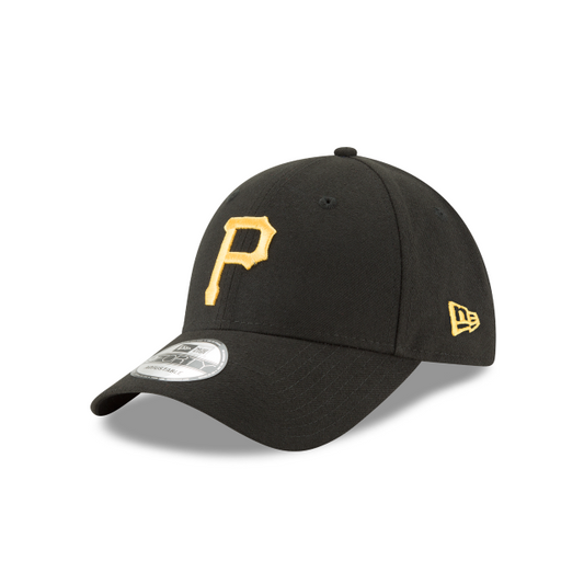 Pittsburgh Pirates New Era Black The League 9Forty 940 Adjustable Dad Hat