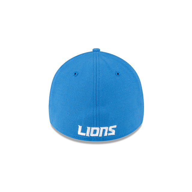 Detroit Lions New Era Blue Team Classic 39Thirty Flex Fit Hat