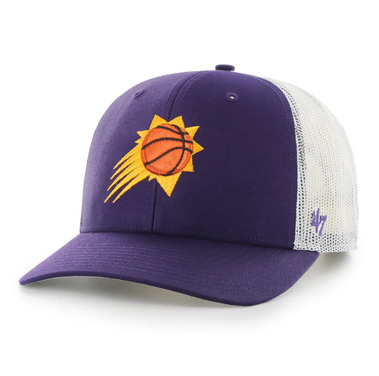 Phoenix Suns '47 Brand Purple Trucker Snapback Adjustable Hat