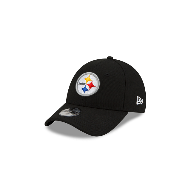 Youth Pittsburgh Steelers New Era Black 9Forty Adjustable Hat