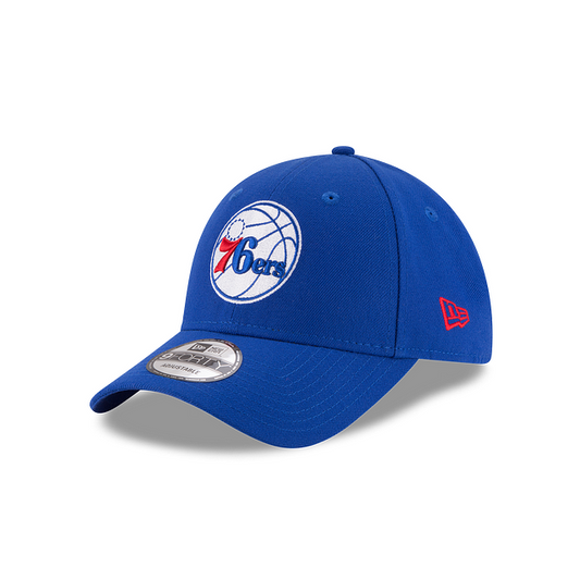 Youth Philadelphia 76ers New Era Blue 9Forty Adjustable Hat