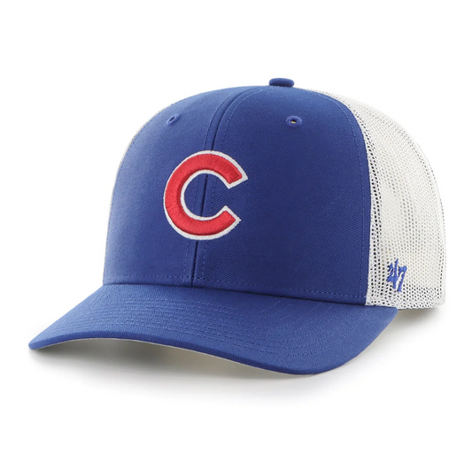 Chicago Cubs '47 Brand Blue Trucker Adjustable Hat