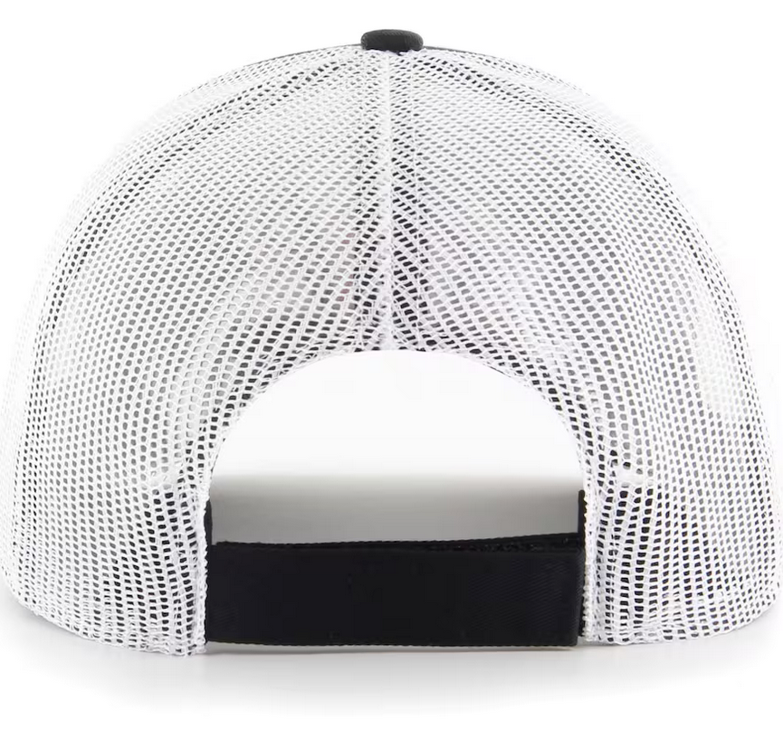 Las Vegas Raiders '47 Brand Black Trucker Adjustable Backstrap Hat