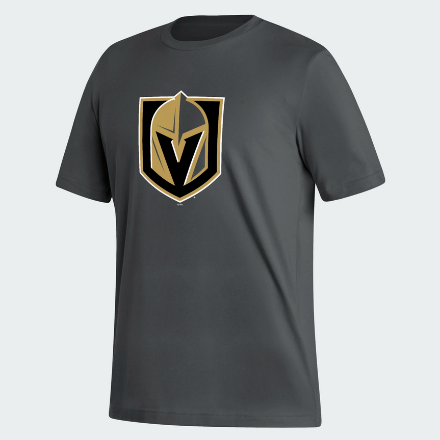 Vegas Golden Knights Jack Eichel Adidas Gray Jersey T-Shirt