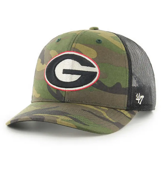 Georgia Bulldogs '47 Brand Camo Trucker Adjustable Hat