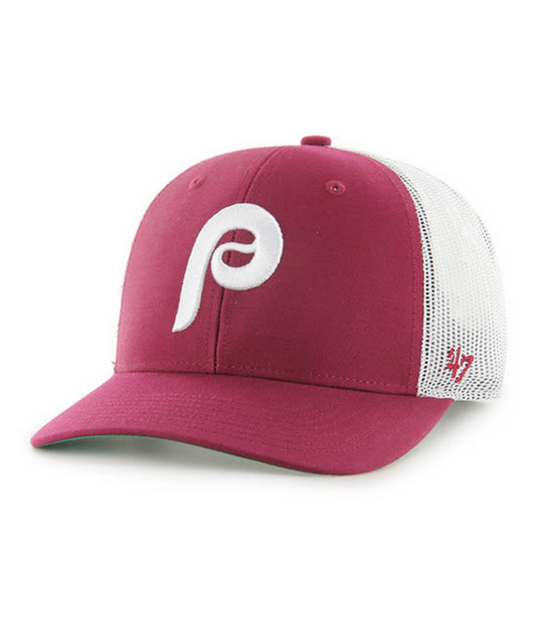 Philadelphia Phillies '47 Brand Red Cooperstown Trucker Adjustable Hat