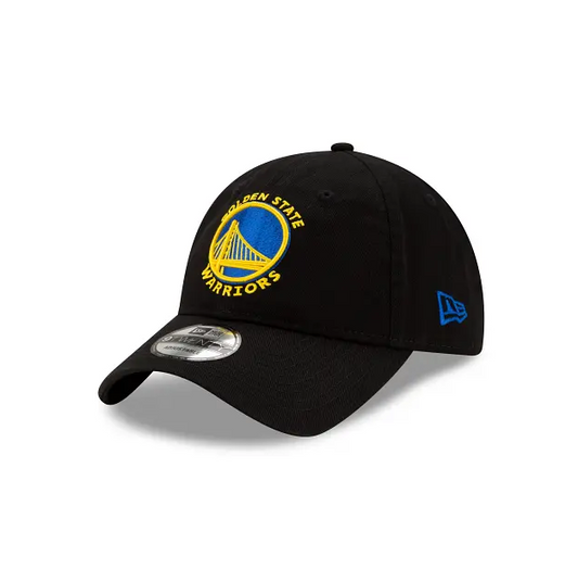 Golden State Warriors New Era Black Core Classic 9Twenty Adjustable Dad Hat