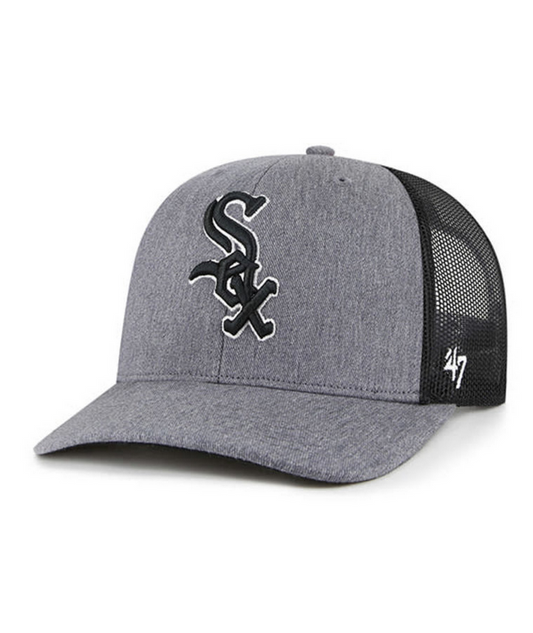 Chicago White Sox '47 Brand Charcoal Carbon Trucker Adjustable Hat