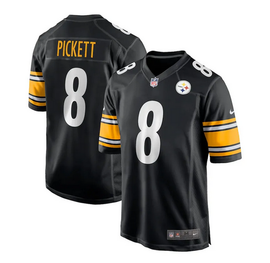 Pittsburgh Steelers Kenny Pickett Nike Black Game Jersey