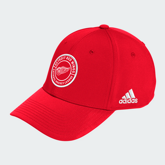 Detroit Red Wings Adidas Red Performance Flex Fit Hat