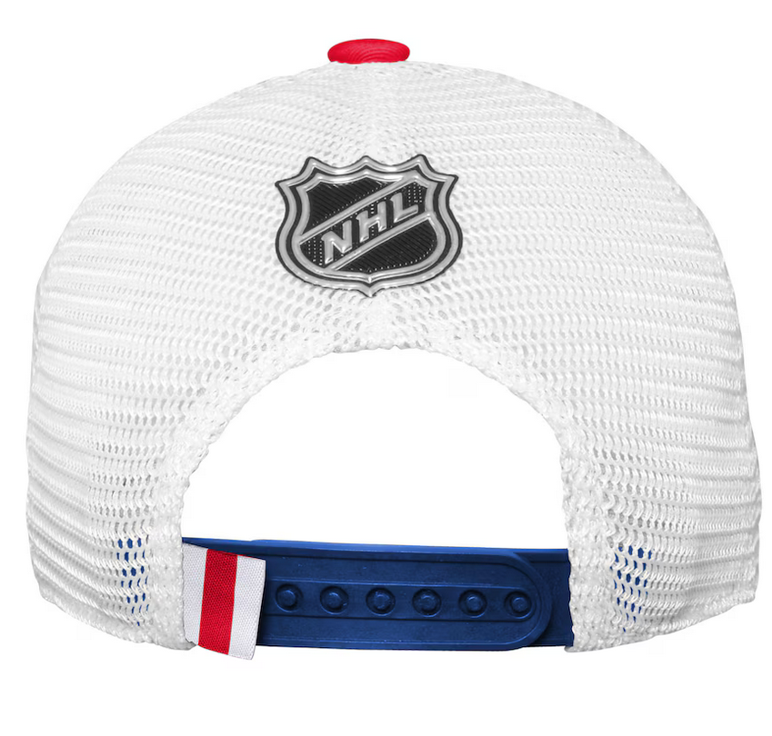 Youth New York Rangers Fanatics Navy Blue Draft Snapback Trucker Hat