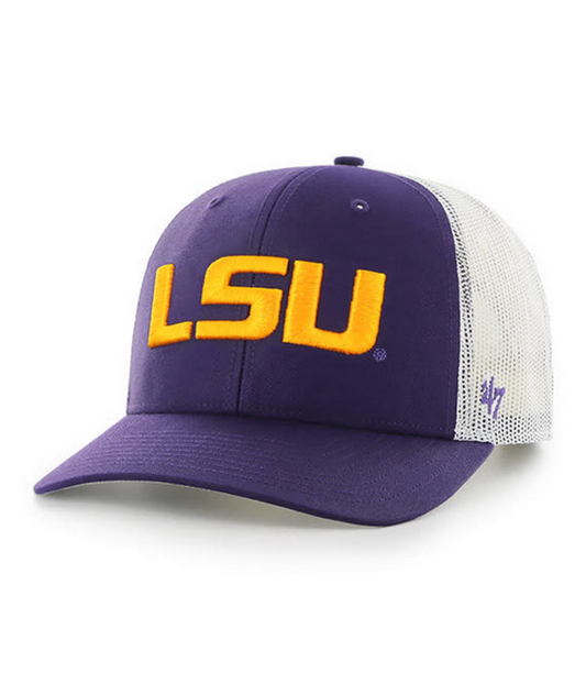 LSU - Louisiana State Tigers Tide '47 Brand Purple Trucker Adjustable Hat