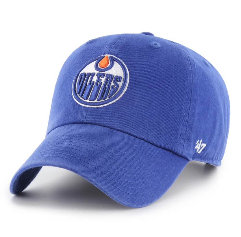 Edmonton Oilers '47 Brand Royal Blue Clean Up Adjustable Dad Hat