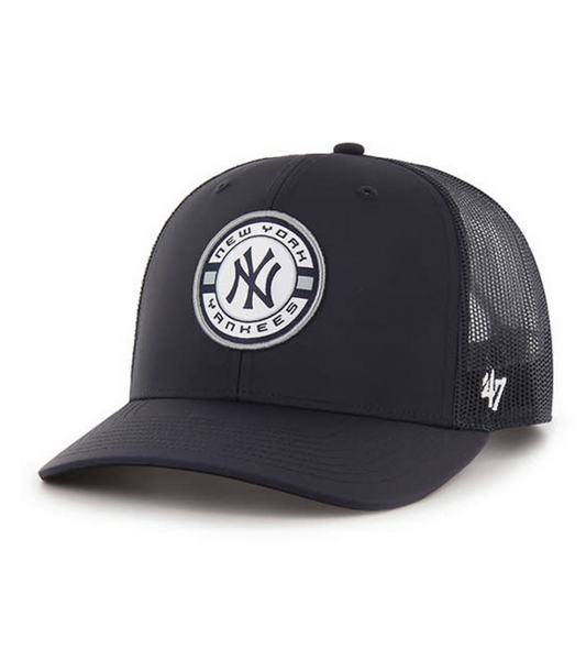 New York Yankees '47 Brand Navy Blue Berm Trucker Adjustable Hat