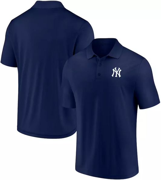 New York Yankees Fanatics Navy Blue Run Speed Polo Golf Shirt