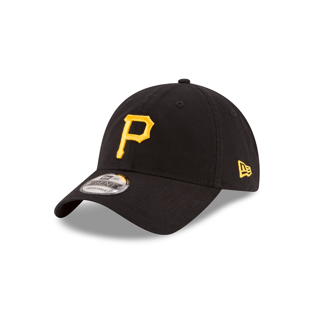 Pittsburgh Pirates New Era Black Core Classic 9Twenty Adjustable Dad Hat