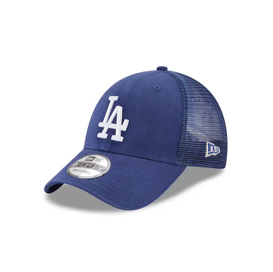 Los Angeles Dodgers New Era Blue 9Forty Adjustable Trucker 940 Hat