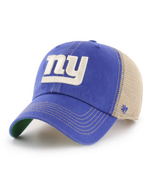 New York Giants '47 Brand Blue Trawler Clean Up Adjustable Trucker Dad Hat