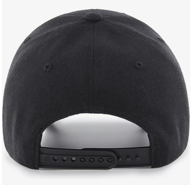 New York Yankees '47 Brand Black On Black MVP Snapback Hat