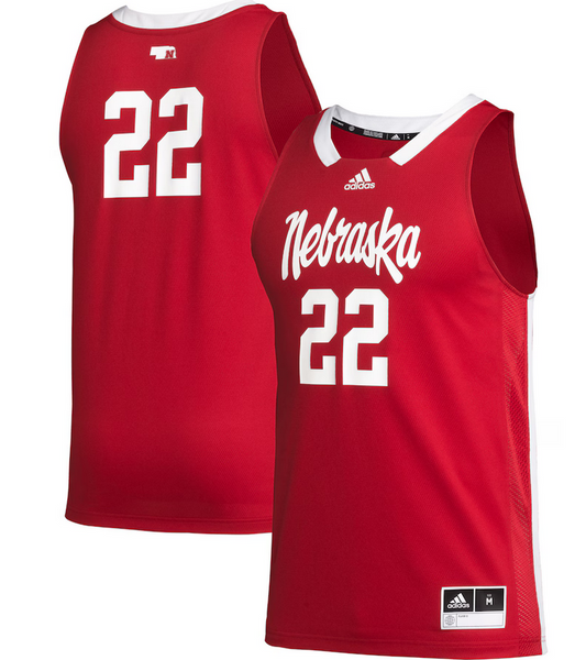 Nebraska Cornhuskers Adidas Men's #22 Red Team Swingman Jersey