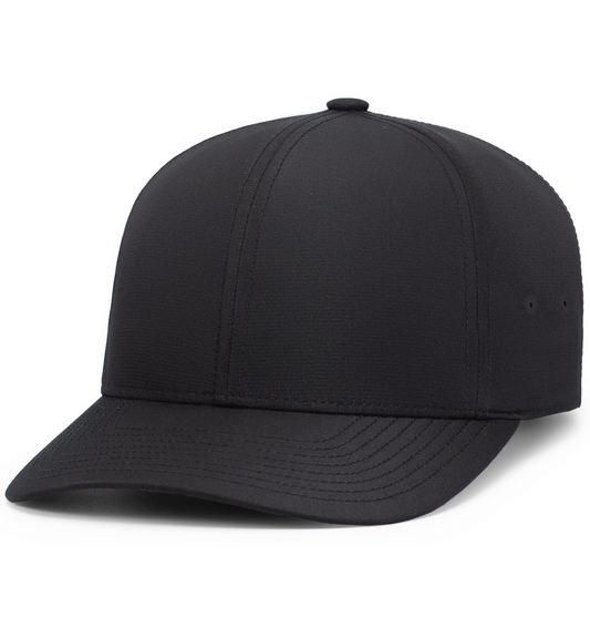 Pacific Headwear Black Water-Repellent Outdoor Snapback Cap