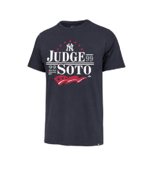 New York Yankees Judge/Soto '47 Brand Navy Multi Player Election T-Shirt