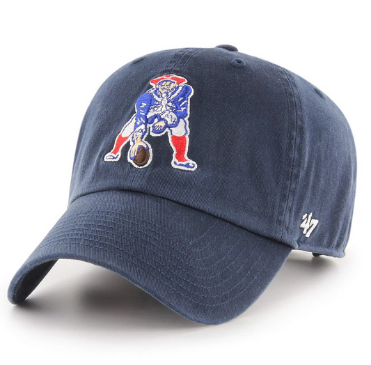 New England Patriots '47 Brand Navy Historic Clean Up Adjustable Dad Hat