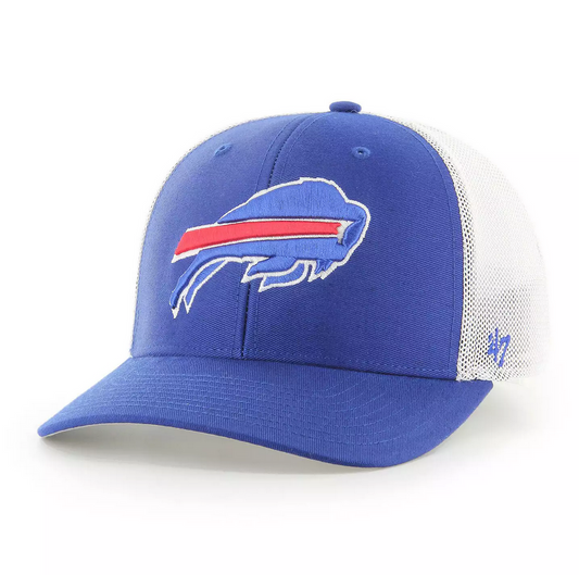 Buffalo Bills '47 Brand Royal Blue Trophy Trucker Flex Fit Hat