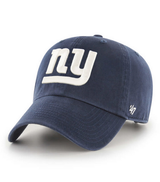 New York Giants '47 Brand Navy Blue Clean Up Adjustable Dad Hat