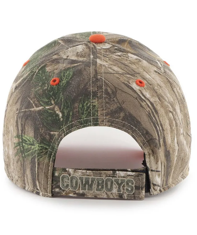 Dallas Cowboys '47 Brand Realtree Orange Camo Adjustable 47 MVP Hat