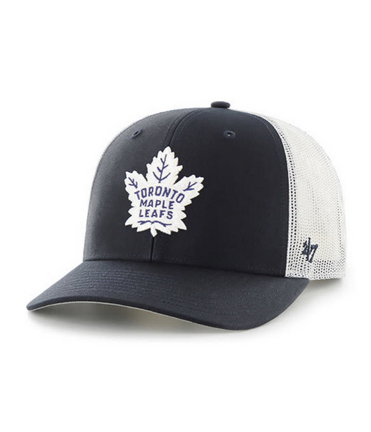 Toronto Maple Leafs '47 Brand Navy Blue Trucker Snapback Adjustable Hat