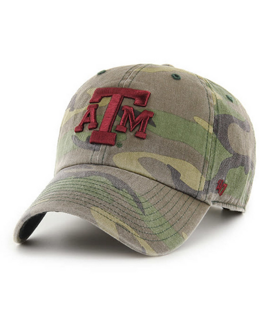 Texas A&M Aggies '47 Brand Camo Clean Up Adjustable Dad Hat