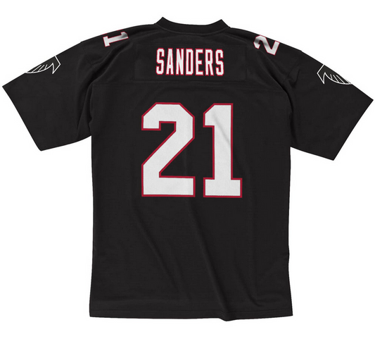 Atlanta Falcons Deion Sanders Mitchell & Ness Black Legacy Jersey