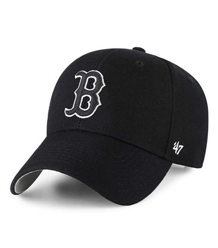 Boston Red Sox '47 Brand Black MVP Adjustable Hat