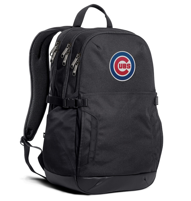 Chicago Cubs Wincraft Black Pro Premium Backpack