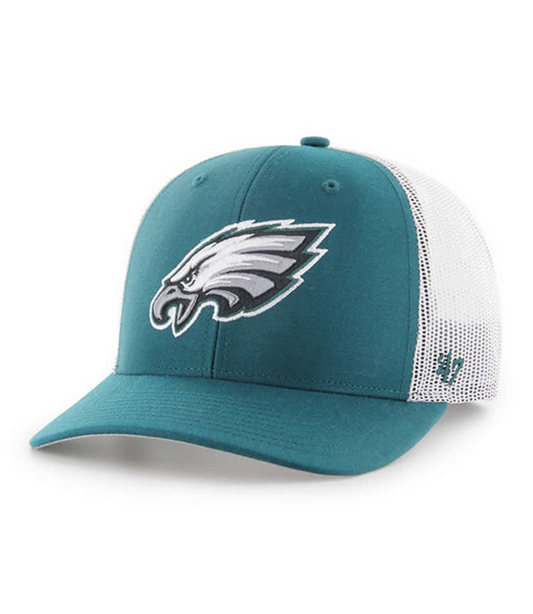 Philadelphia Eagles '47 Brand Green Trucker Adjustable Backstrap Hat