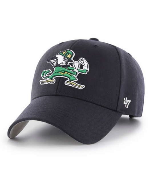 Notre Dame Fighting Irish '47 Brand Navy Blue Adjustable MVP Hat