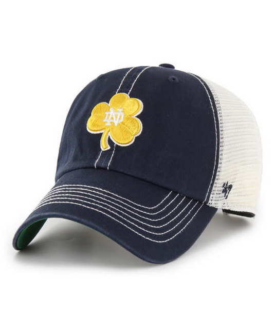 Notre Dame Fighting Irish '47 Brand Navy Trawler Clean Up Adjustable Trucker Dad Hat